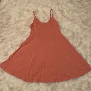 Coral Skater Dress